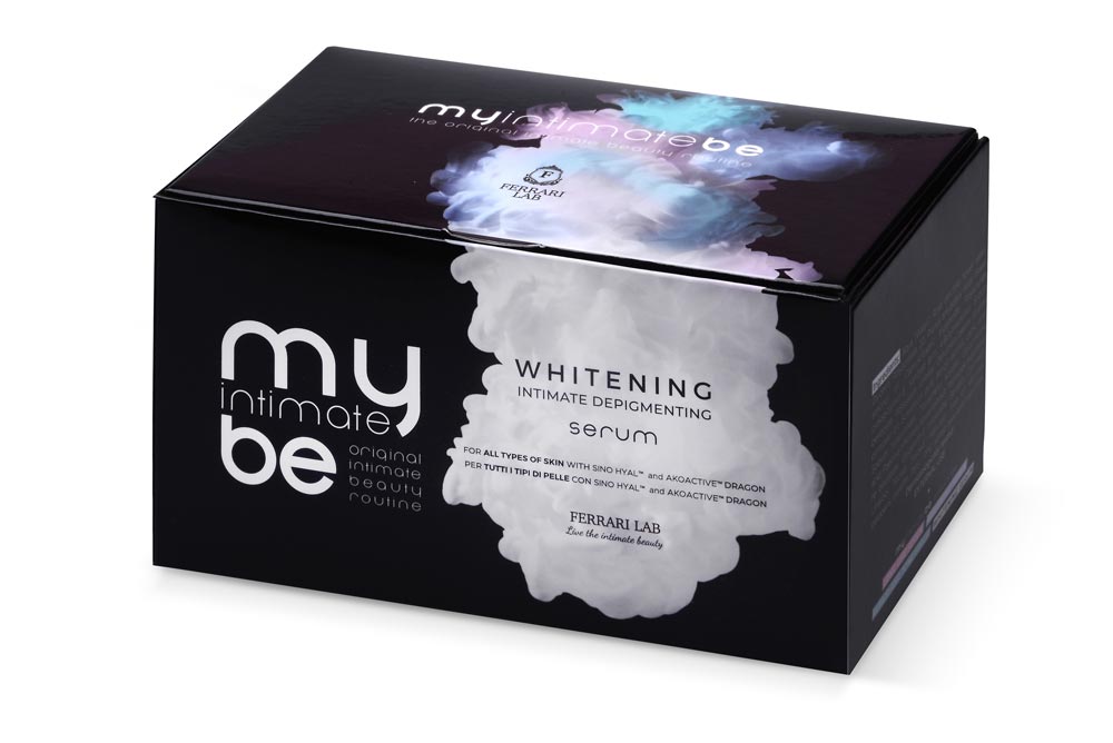 Performs depigmenting action for intimate and delicate areas